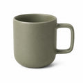 Mug 350 ml en grès vert avec anse style minimaliste
